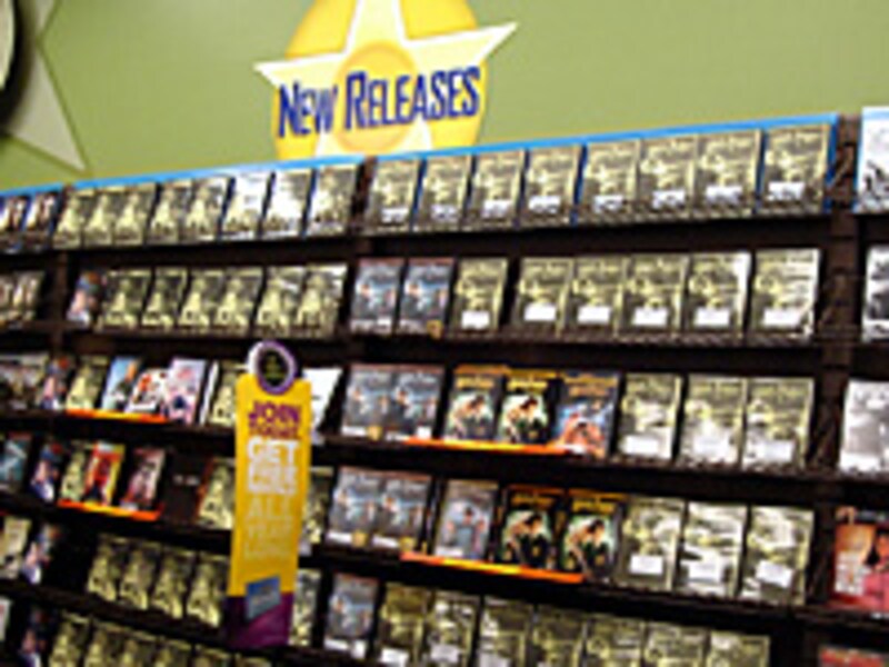 ブロックバスター　新作コーナー