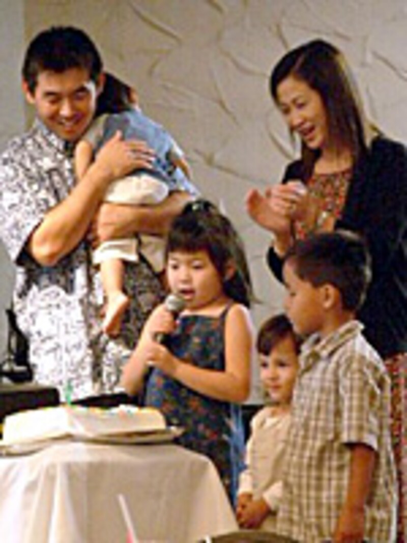 ベイビー・ルアウのケーキ