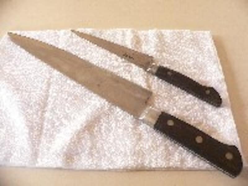 牛刀とぺティナイフ共に鋼製