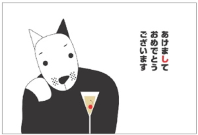 素材一番年賀状