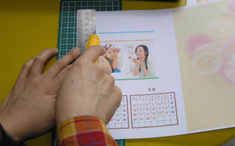 カレンダー付きカード