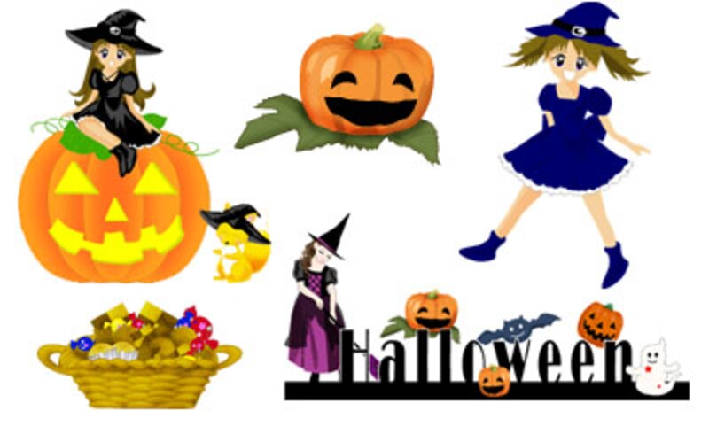 ハロウィンの素材