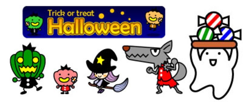 ハロウィンの素材