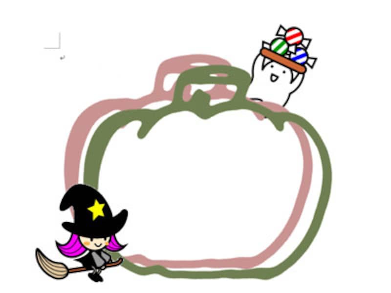 ハロウィンのカード