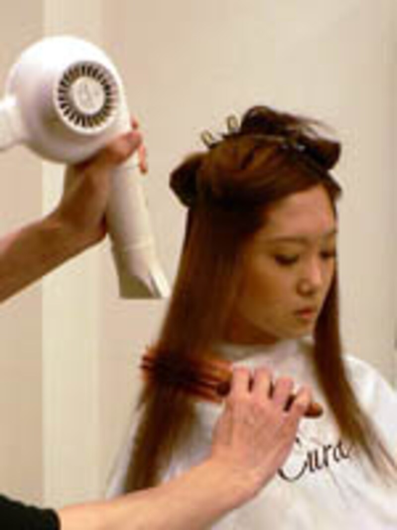 ブロー術 硬い髪