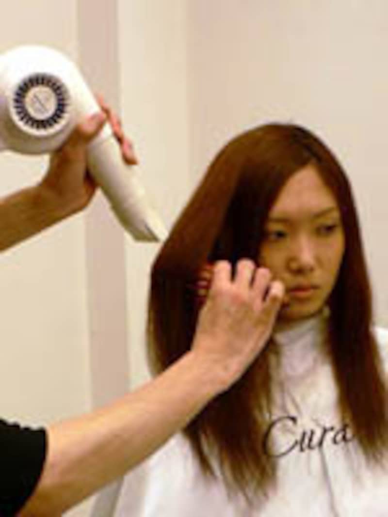 ブロー術 硬い髪