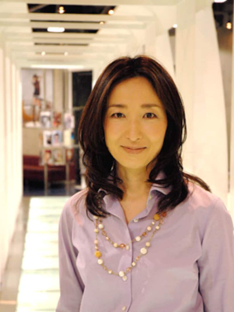 老けないロングヘア