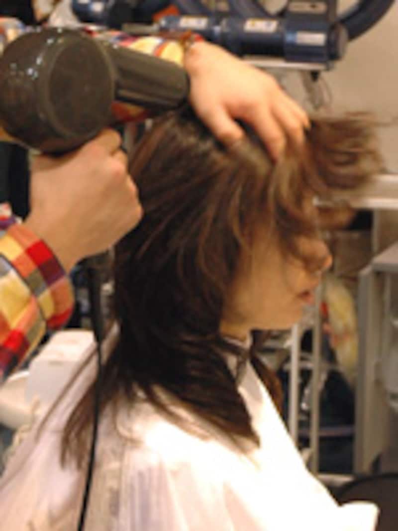 老けないロングヘア