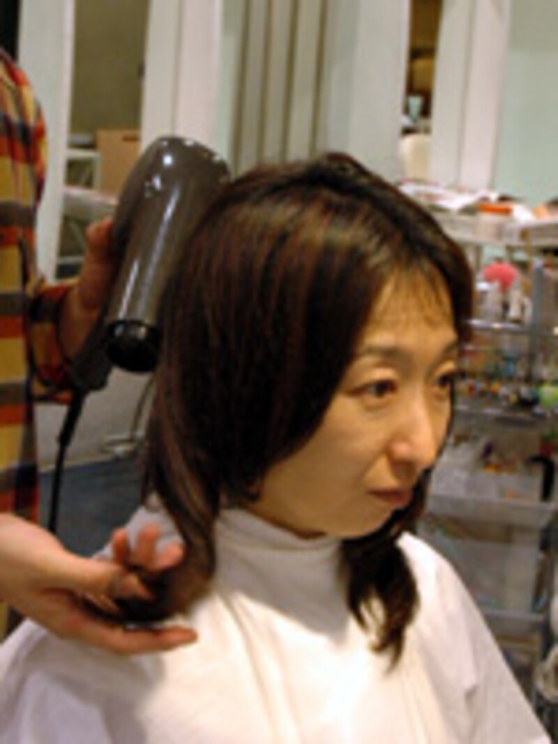 老けないロングヘア