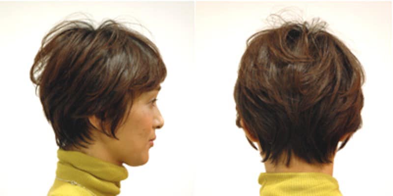 老けないショートヘア