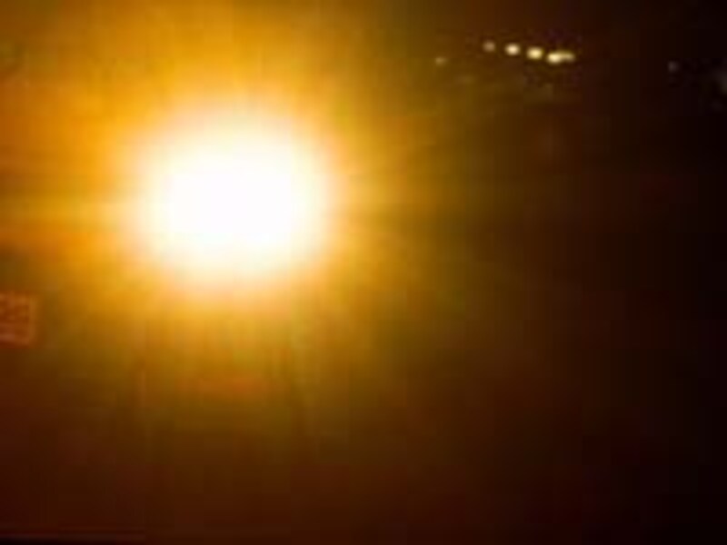 ヘッドライトで見えない