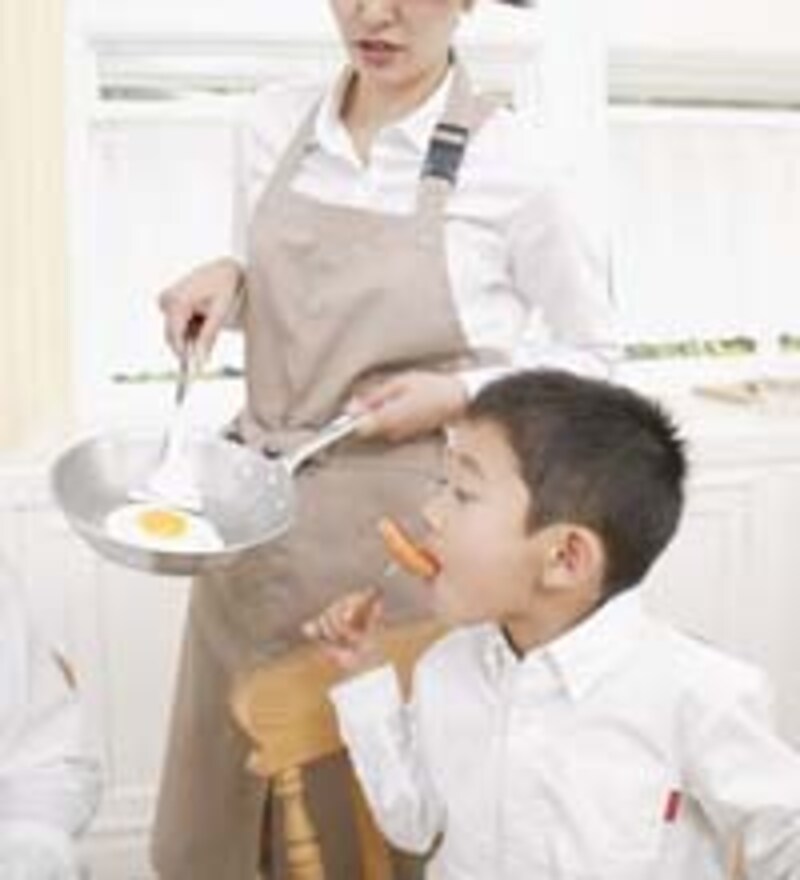 朝食は必ず一緒に