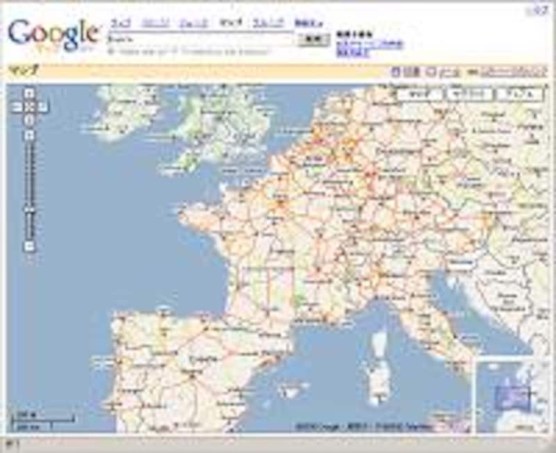 グーグルマップでフランス詳細地図が フランス All About