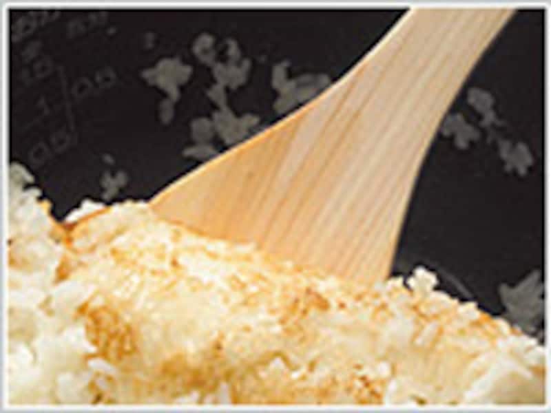 おこげが調節できる火加減調節・タイガー