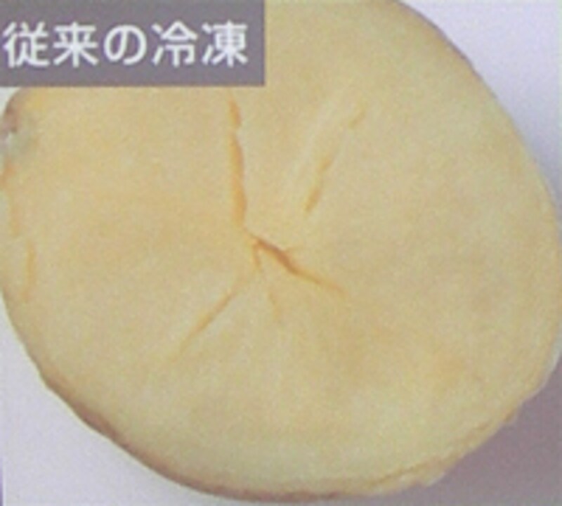 今までの冷凍ジャガイモ