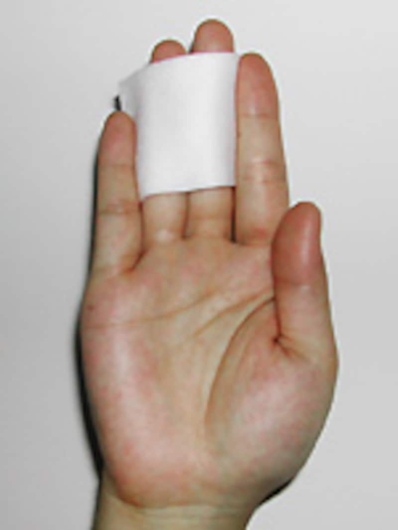 コットンの持ち方