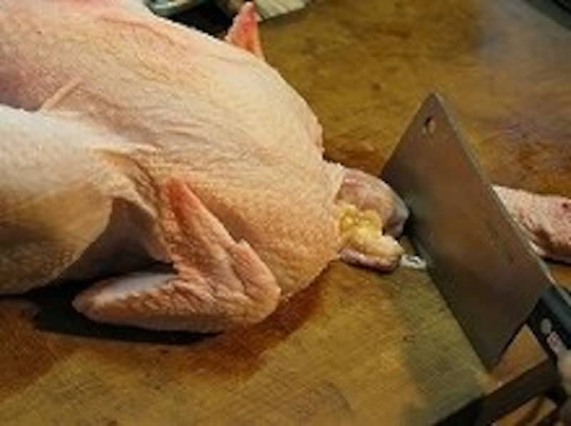 クビの骨を切る