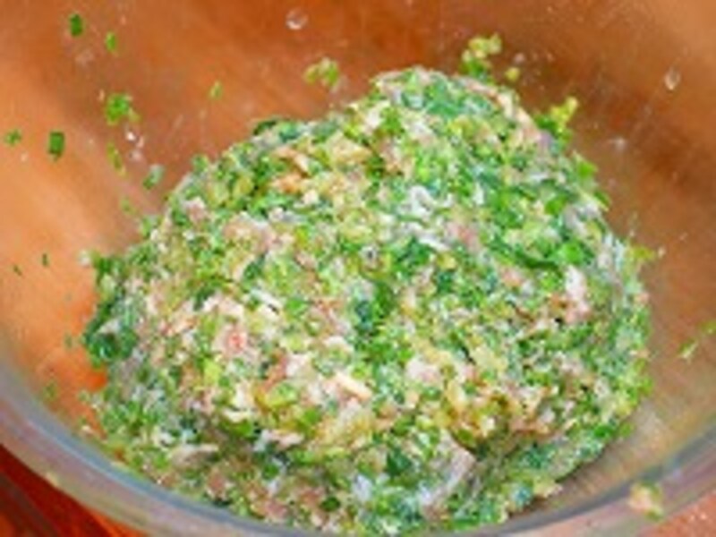 具を混ぜ合わせる