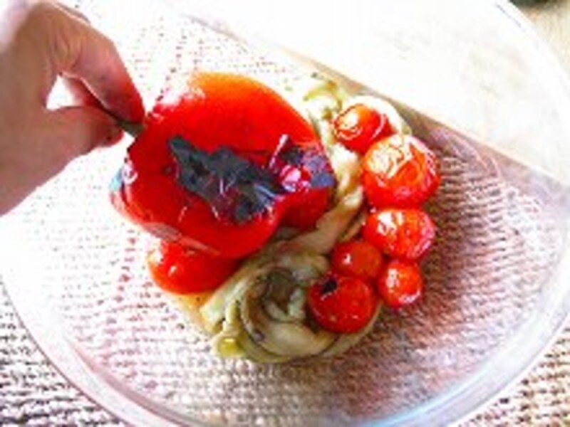 ナス、トマト、パプリカ