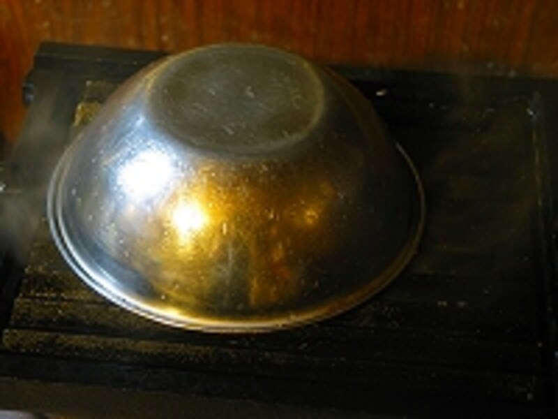 ボールを被せる