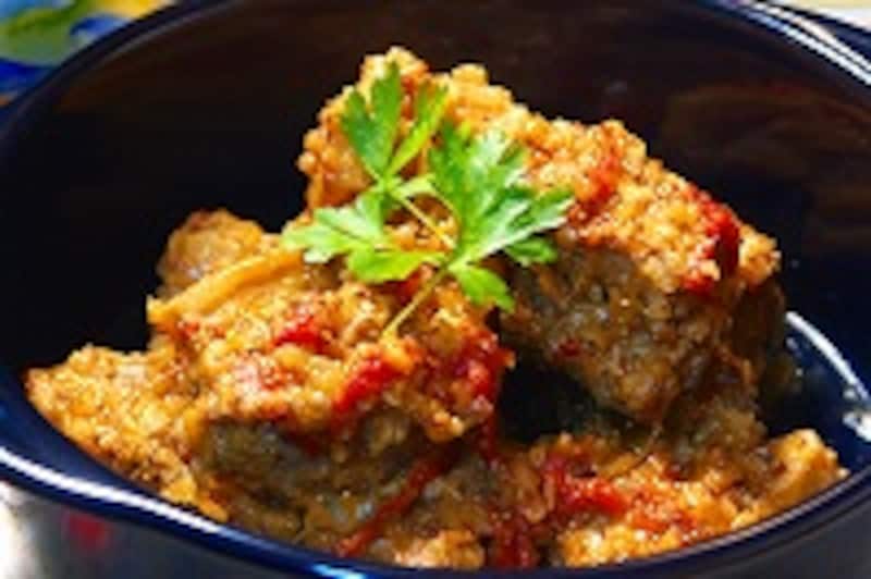 豚ばら肉のマスタード煮込み