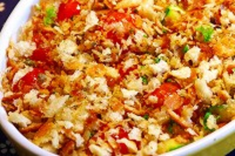 野菜のパン粉焼き