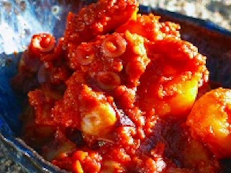 タパス風タコジャガ