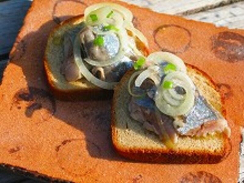 サンマの瞬間燻製