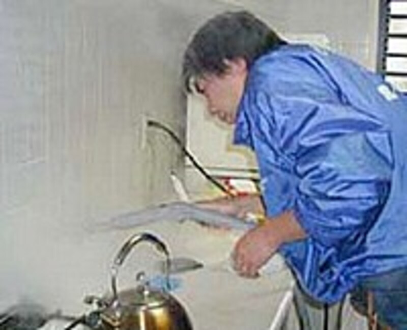 ガス台もきれい