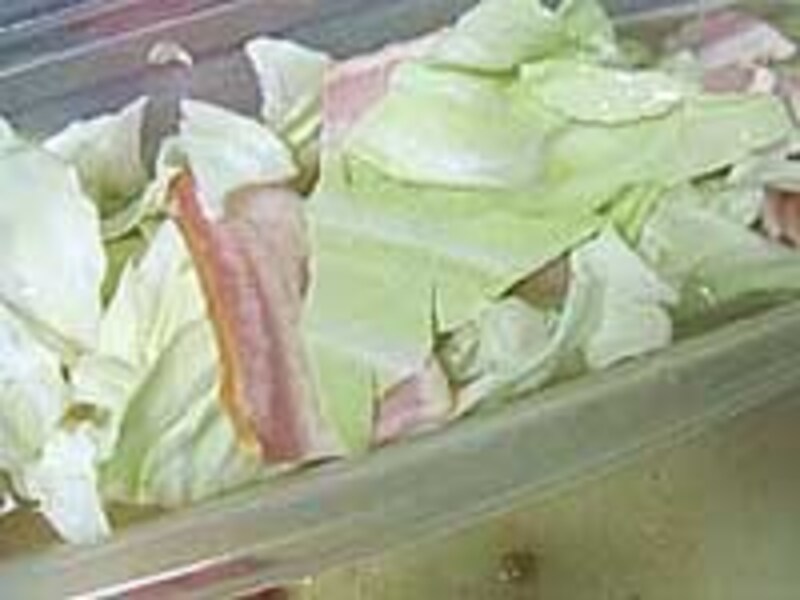 冷蔵庫にある野菜や肉類を途中で追加します。