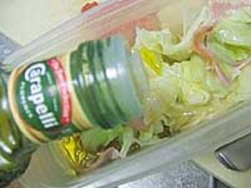味付けは容器の中でやってしまいます!
