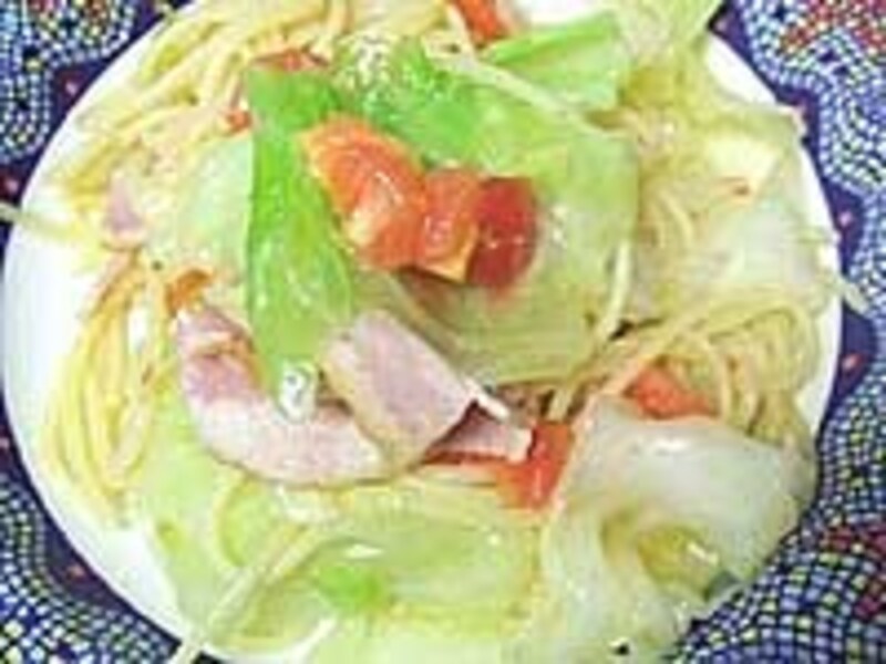 インスタント感覚で手作りパスタが完成です。