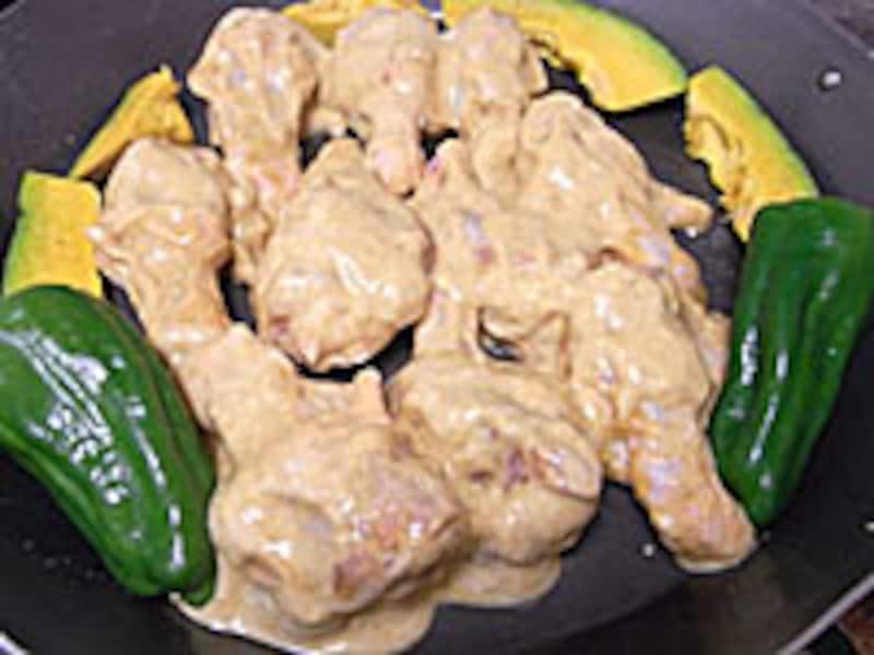 お野菜も一緒に乗せてしまうのがコツ！