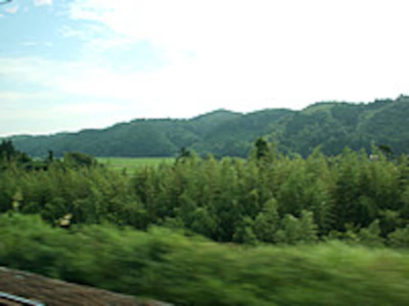 豊原~白坂間の車窓