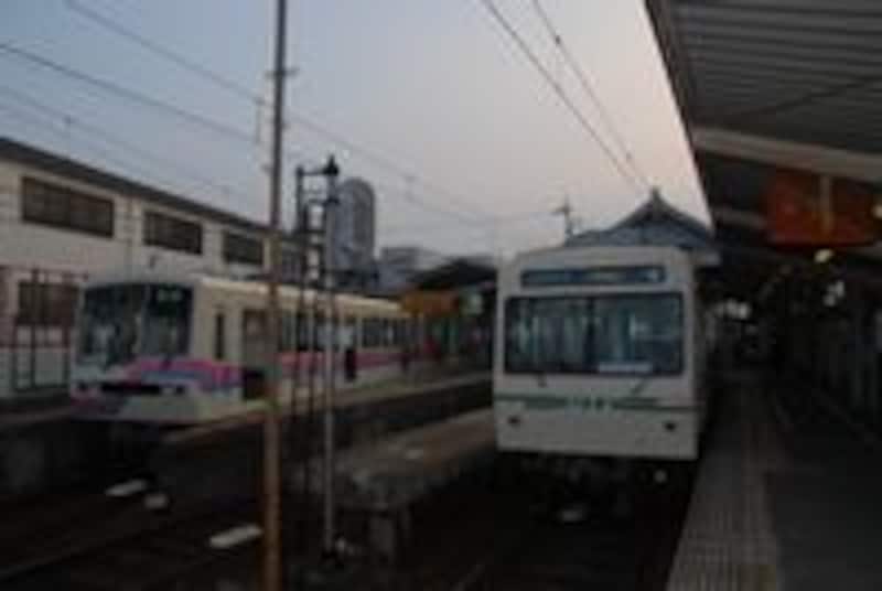 出町柳駅の電車