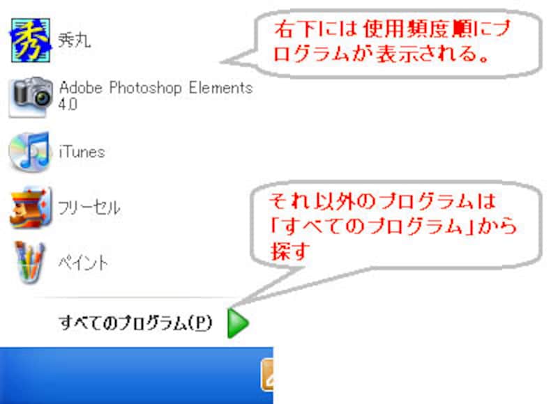 「スタート」左下