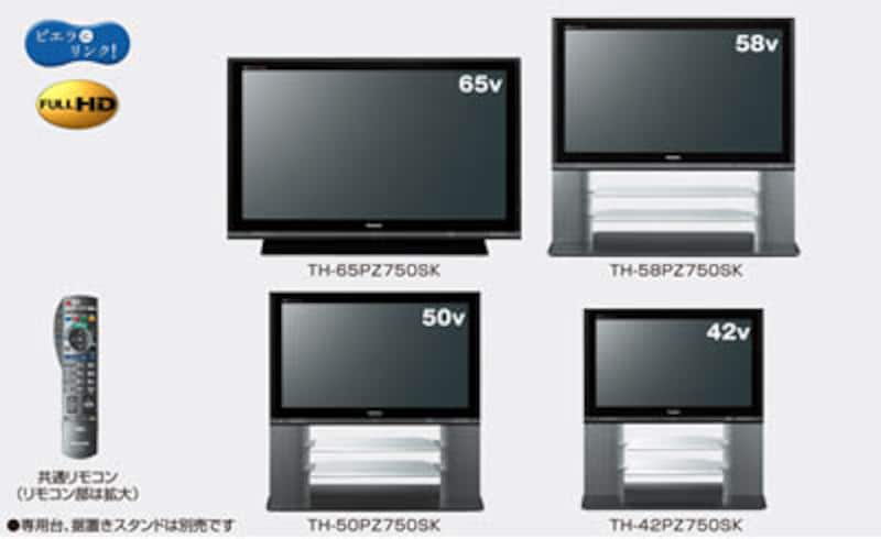 接続可能なテレビ