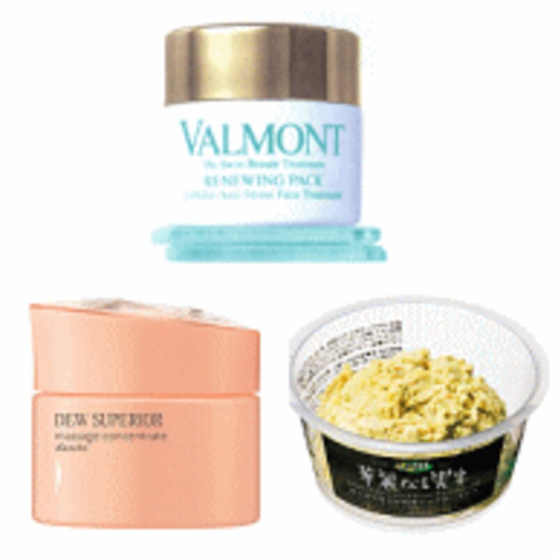 塗って洗い流すタイプのパックは肌のくすみを取り、透明感を出してくれる効果があります。