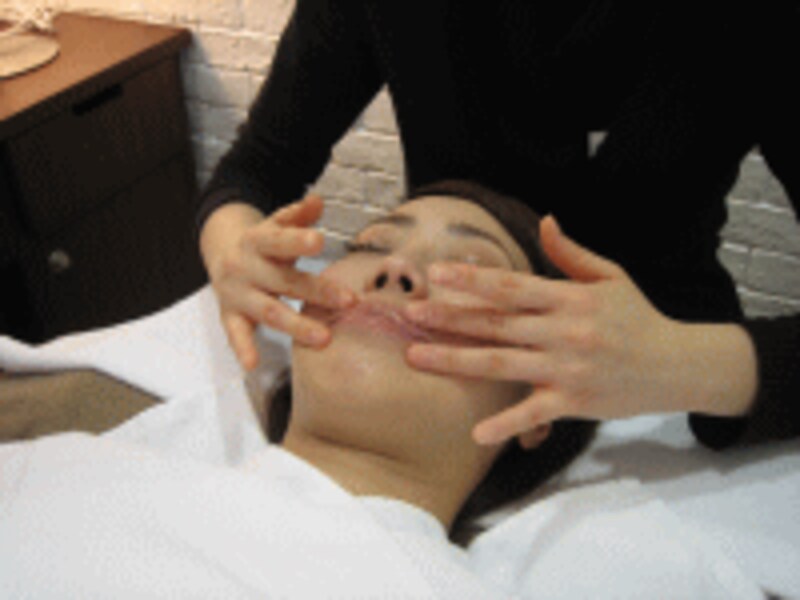 口角リンパドレナージュ