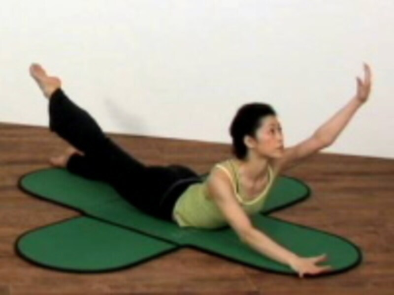 マットを使って、エクササイズ