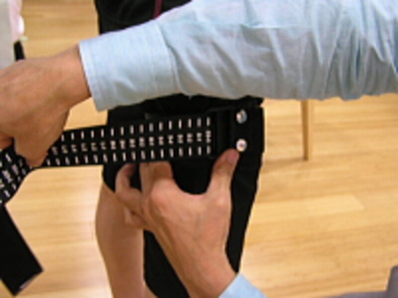 サービスの流れ サイズ測定