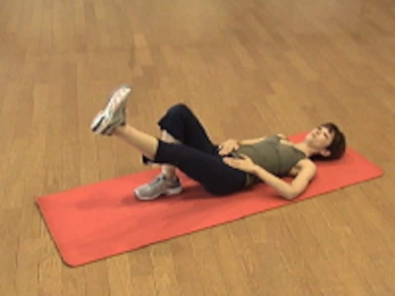 毎日美人ベッドでエクササイズ手順2