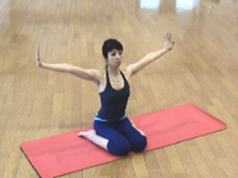 二の腕シェイプ手順3