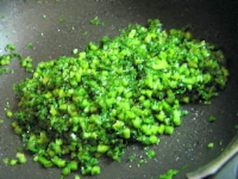 にんじんの葉のふりかけ