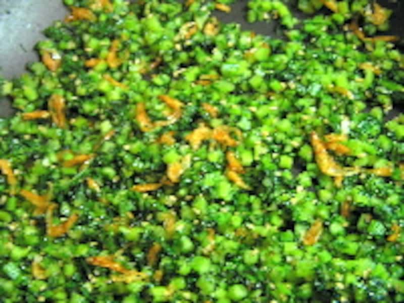 にんじんの葉のふりかけ