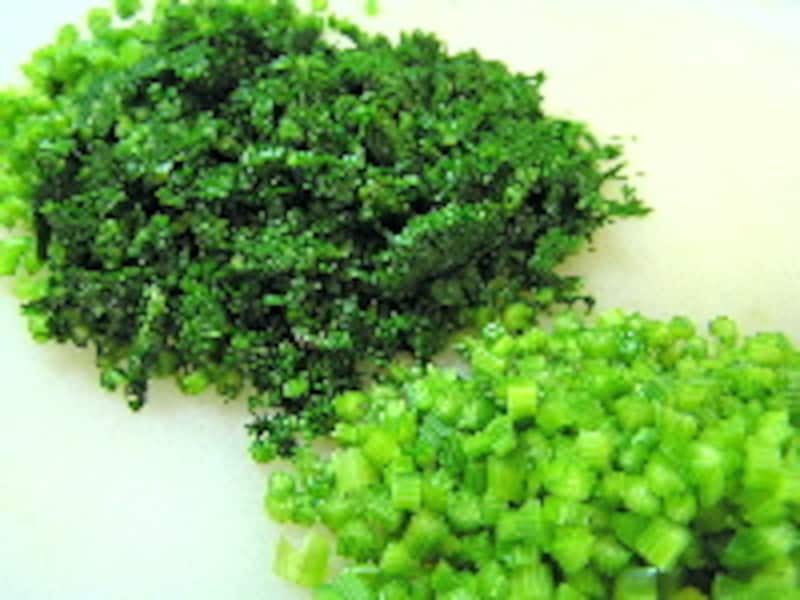 にんじんの葉のふりかけ