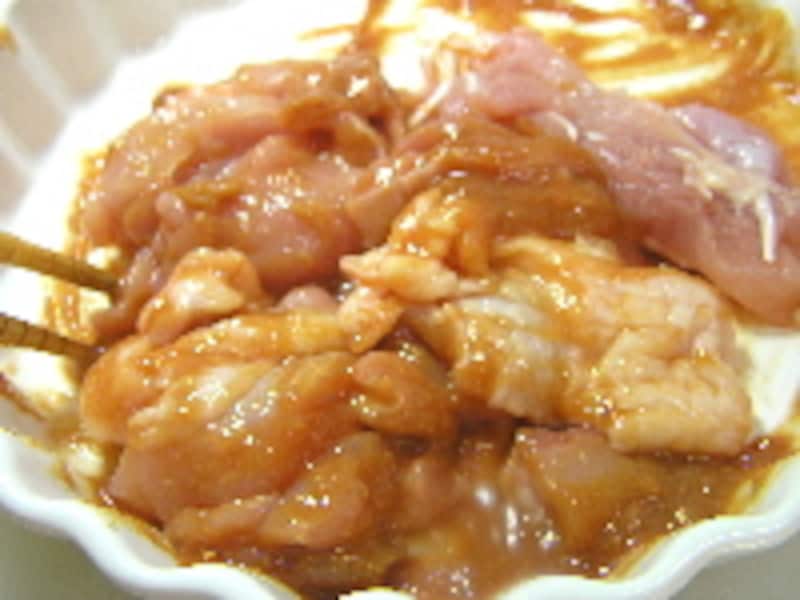 鶏のケチャップ味噌焼き