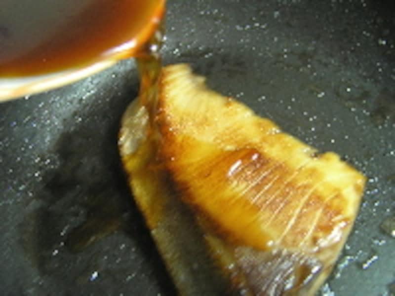 ぶりの照り焼き