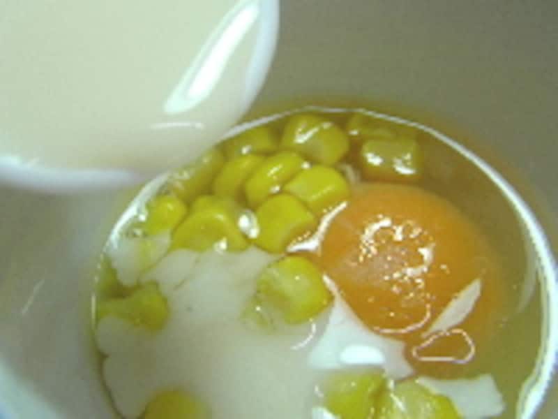 海苔コーン卵焼き