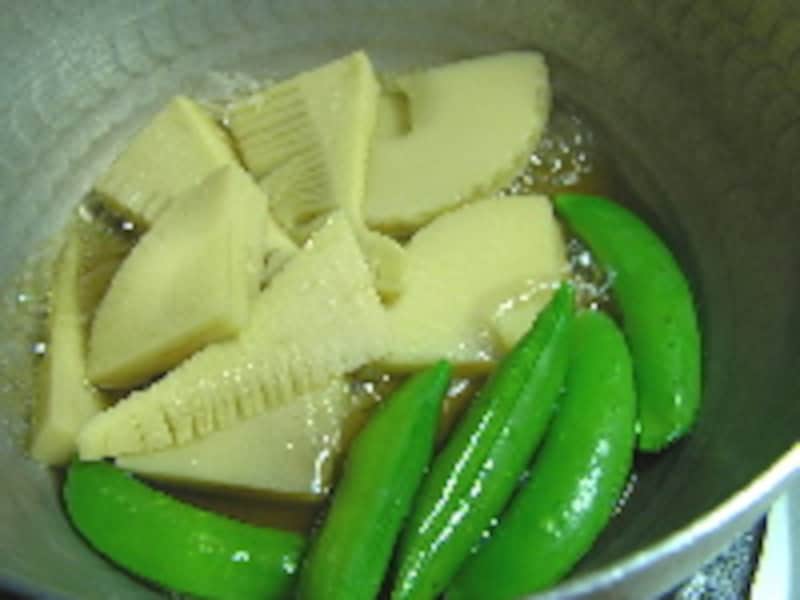たけのこエンドウ煮